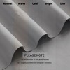 4 Pieces King Sateen Sheet Set,Gray - 2 of 4