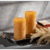 Vance Kitira 8" Brown Sugar Timber Pillar Candle ,Scentless, Clean-Burning, Environmental Friendly - 3 of 3