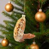 Northlight Buffalo Flat Chicken Wing Glass Christmas Ornament - 4" - 3 of 4