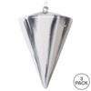Vickerman 6" Marbled Cone Christmas Ornament - 2 of 2