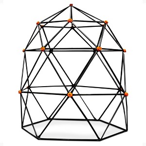 gobaplay Large Powder Coated Steel Geometric Climbing Dome with 3 Sleek Anchors and 150 Pound Weight Capacity for Kids 3 to 10 Years Old - 1 of 4