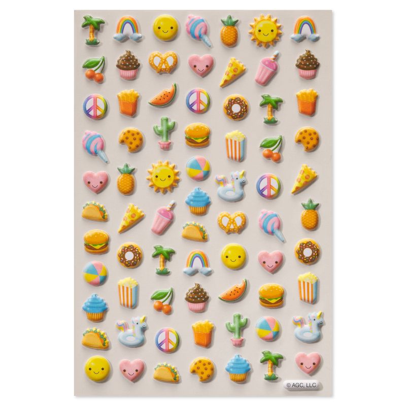 144ct Cute Puffy Stickers Variety Pack, 4 of 5