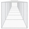 vidaXL Chicken Cage Light Grey Galvanized Steel Large Durable - 4 of 4