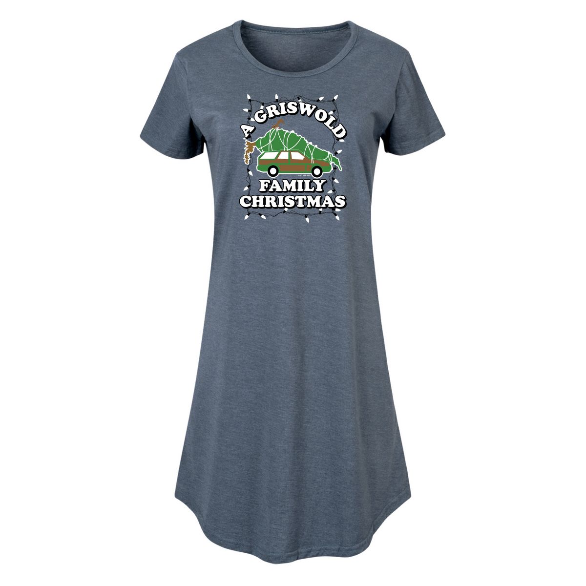 Women's - Warner Bros. - Griswold Family Christmas Tree Graphic T-shirt Dress