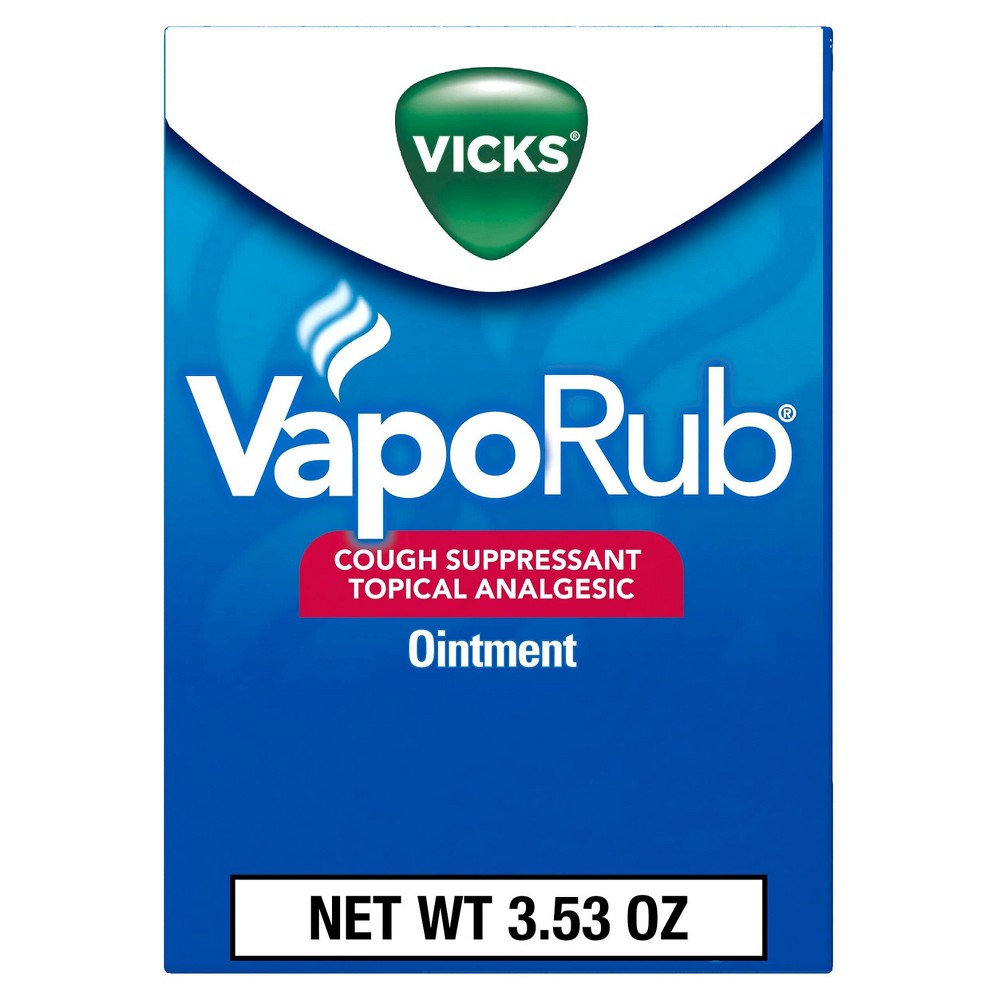 UPC 323900003620 product image for Vicks VapoRub Cough Suppressant Topical Chest Rub & Analgesic Ointment - 3.53oz | upcitemdb.com