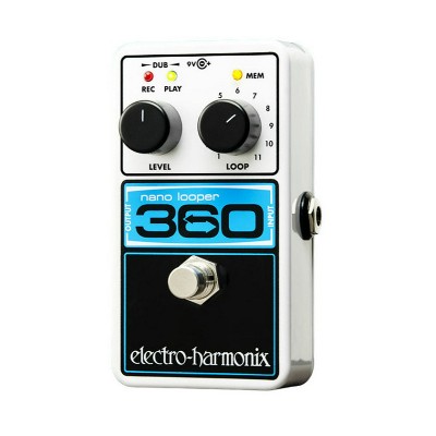 Electro-Harmonix Nano Looper 360 Looper Pedal with Power Supply