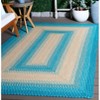 Braided BRD311 Machine Washable UV & Stain Resistant Non-Shedding Hand Woven Indoor/Outdoor Rugs - Safavieh - 3 of 4