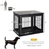 Dog Crate Furniture for Small Dogs,Indoor Decorative Dog Kennel with Lockable Doors,End Table Style Pet Cage with Double Entry – LAOTIES - 3 of 4