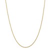 Black Bow Jewelry 1.3mm, 14k Yellow Gold, Diamond Cut Rope Chain Necklace - 3 of 4