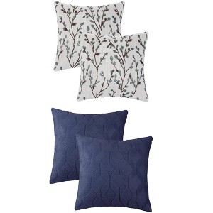 REGALWOVEN 4 Pcs Soft Cozy Decoration Throw Pillow Cases for Home 18 x 18 Inch - 1 of 4