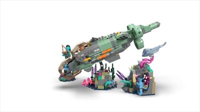 LEGO Avatar: The Way of Water Mako Submarine​ 75577 Buildable Toy Model,  Underwater Ocean Set with Alien Fish and Stingray Figures, Movie Gift for