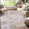 Foldable Geometric Bohemia Area Rug, Chenille Polyester, Washable, Non-Slip, Kid & Pet Friendly for Hallway & Kitchen - 2 of 4