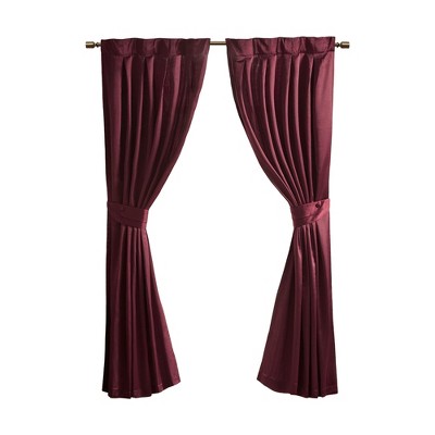 Avignon Pleat Curtain Panel with Tieback (Single)