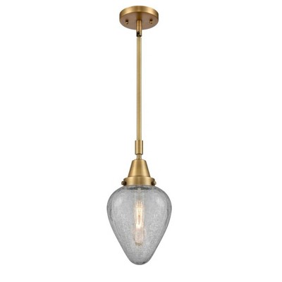 Geneseo - 1 Light Stem Hung Mini Pendant In Industrial Style-9.63 Inches Tall and 6.5 Inches Wide