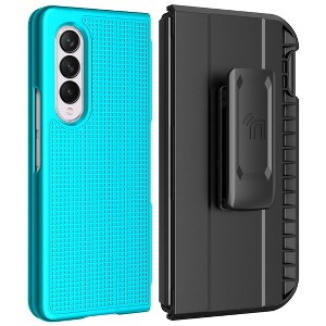 Nakedcellphone Slim Case and Holster Belt Clip with S Pen Holder for Samsung Galaxy Z Fold 3 - 1 of 4