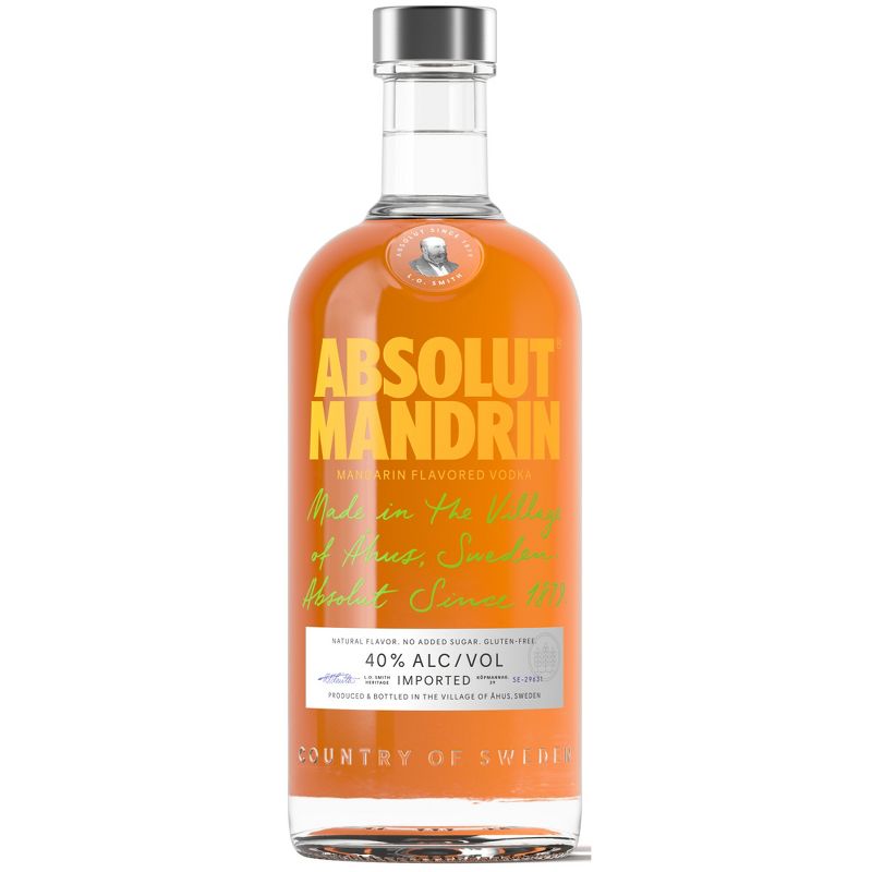 Absolut Mandarin Vodka - 750ml Bottle, 1 of 8