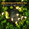FAAYFIAN 2-Pack 18 ft 50-LED Warm White Battery-Operated Christmas String Lights, Waterproof Mini Lights for Trees, Wreaths and Indoor/Outdoor D¨¦cor - 3 of 4
