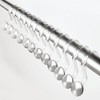 Forma Mini Shower Curtain Hooks - Set of 12, Brushed Stainless - 3 of 4