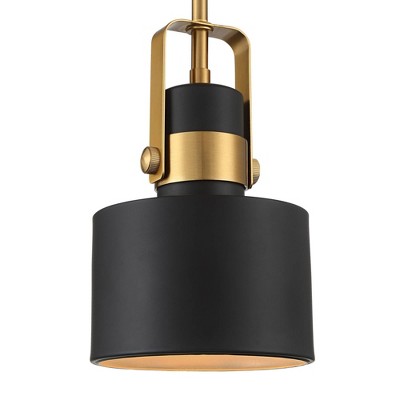 Courtney Black and Gold Metal Mini Pendant Light