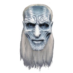 Trick Or Treat Studios Game of Thrones White Walker Full Latex Mask Adult Costume Accessory - 1 of 4