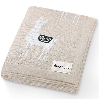 100% Luxury Cotton Knit Swaddle Receiving Blanket for Newborns and Infant Boys and Girls