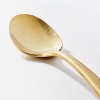 5pc Stainless Steel Flatware Set Gold - Threshold™ designed with Studio McGee - image 3 of 4