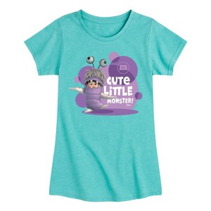 Girls' - Disney - Boo Cute Little Monster Fitted Short Sleeve Graphic T-Shirt - 1 of 4