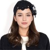 Anna-Kaci Women's Handmade Crochet Lace Cap with Floral Appliques and Elegant Vintage-Inspired Design - 2 of 4