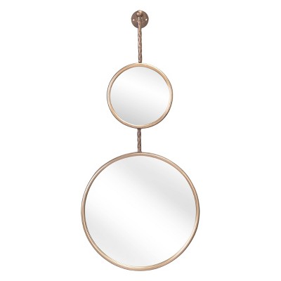 Martino Decorative Wall Mirror Gold - ZM Home