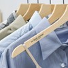 WeThinkStorage 30pk Space saving Premium Hotel Quality Slim Wood Hanger Natural - 4 of 4
