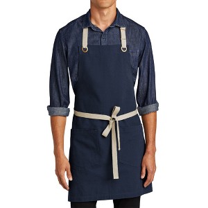 Mafoose Men's Canvas Full-Length Adjustable Neck Two-Pocket Apron - 1 of 4