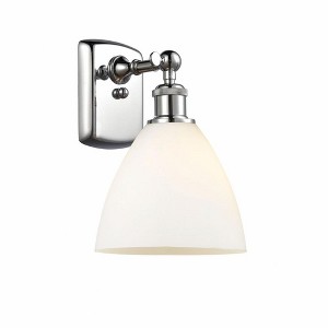 Bristol Glass - 1 Light Wall Sconce In Industrial Style-11.25 Inches Tall and 8 Inches Wide - 1 of 1