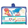 Nothing But Fun Toys Let's Pretend Tool Belt with 6 Plastic Tools - 3 of 4