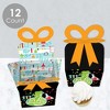 Big Dot of Happiness Scientist Lab - Square Favor Gift Boxes - Baby Shower or Birthday Party Bow Boxes - Set of 12 - 3 of 4