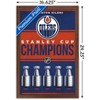 Trends International NHL Edmonton Oilers - Champions 23 Framed Wall Poster Prints - 3 of 4