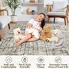 COZONY Abstract Area Rug, Machine Washable Low Pile Carpet with Non-Slip Backing for Living Room, Bedroom, Office - 2 of 4