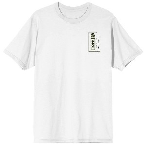 Avatar The Last Airbender Toph, Mountains, Green and yellow frame on White Short Sleeve Adult T-Shirt - 1 of 3