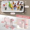 Karl Home 80 QT Pink Patio Cooler Cart - 2 of 4
