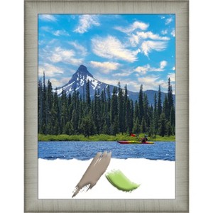 Amanti Art Elegant Brushed Narrow Picture Frame - 1 of 4