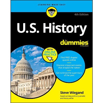 U.S. History for Dummies - (For Dummies) 4th Edition by  Steve Wiegand (Paperback)