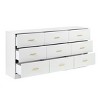 Wide 9-Drawer Dresser for Bedroom, Modern Chest of Drawers with Ample Storage, Organizer Cabinet-The Pop Home - 4 of 4