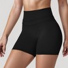 Anna-Kaci Active Women's High Waist Seamless Biker Shorts with Wide Waistband and Stretch Fit for Active Comfort - 3 of 4