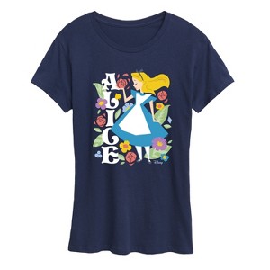 Women's - Disney - Alice in Wonderland Short Sleeve Graphic T-Shirt - 1 of 4