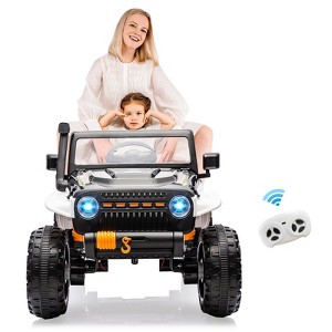 24V Kids Electric 2-Seater Ride-On Truck Car with 4X55W Motors, 4WD, Parental Remote Control, Bluetooth/USB Music Player - 1 of 4