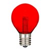 Novelty Lights 25 Pack G30 Glass LED Globe Bulbs, String Light Replacement Bulbs, E12 Candelabra Base, Energy Efficient Outdoor Patio Lighting - 3 of 4
