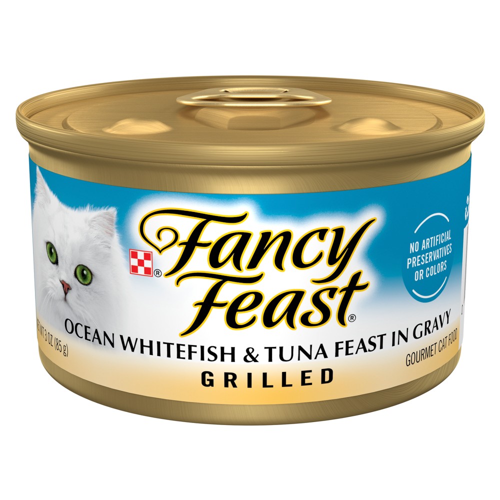 UPC 050000100842 product image for Purina Fancy Feast Grilled Gourmet Wet Cat Food Ocean White Fish & Tuna Feast In | upcitemdb.com