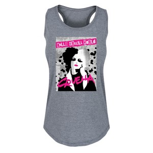 Women's - Cruella -  Graphic Racerback Tank - 1 of 4