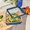 Caraway Home Large Ceramic Coated Glass Food Storage Container - 4 of 4