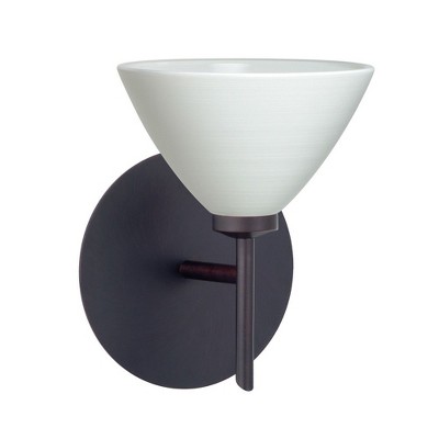 Besa Lighting Domi 1 - Light Wall Light in  Bronze