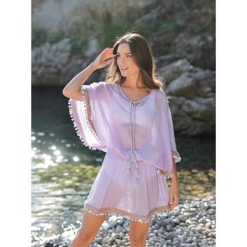 Women's Cowl Back Cover Up Slip Dress - Shade & Shore™ Light Purple Xl :  Target